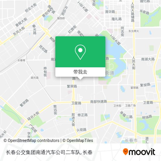 长春公交集团南通汽车公司二车队地图