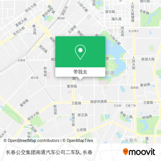 长春公交集团南通汽车公司二车队地图