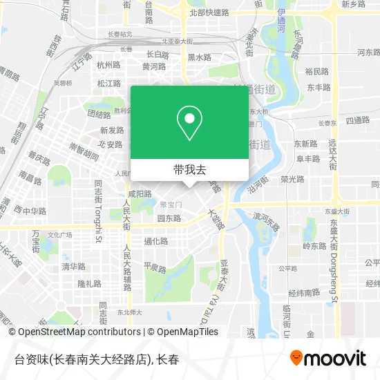 台资味(长春南关大经路店)地图