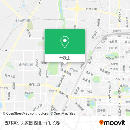 五环高尔夫家园-西北一门地图