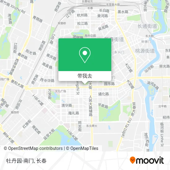 牡丹园-南门地图