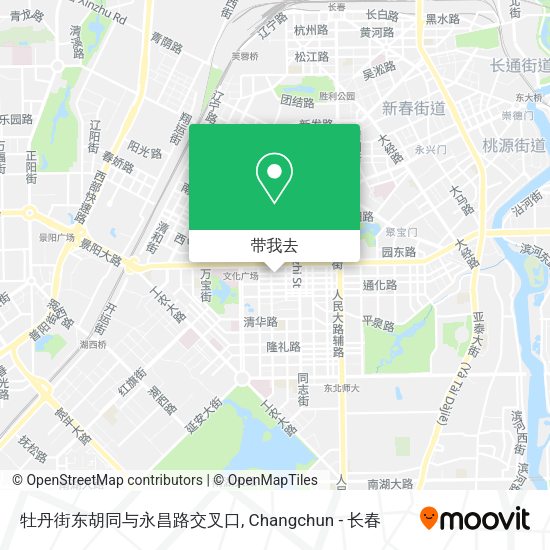 牡丹街东胡同与永昌路交叉口地图