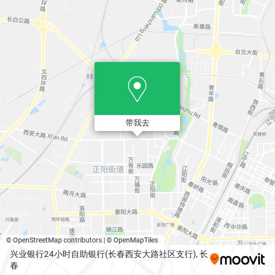 兴业银行24小时自助银行(长春西安大路社区支行)地图