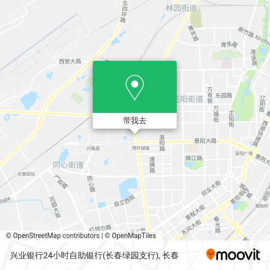 兴业银行24小时自助银行(长春绿园支行)地图
