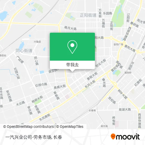 一汽兴业公司-劳务市场地图