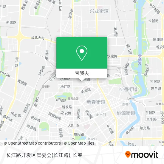长江路开发区管委会地图