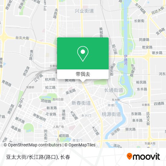 亚太大街/长江路(路口)地图