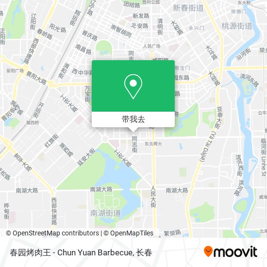 春园烤肉王 - Chun Yuan Barbecue地图
