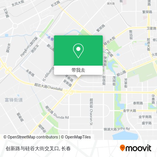 创新路与硅谷大街交叉口地图