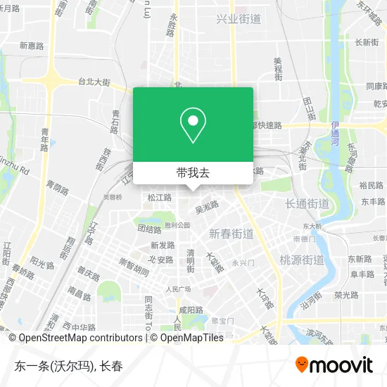 东一条(沃尔玛)地图