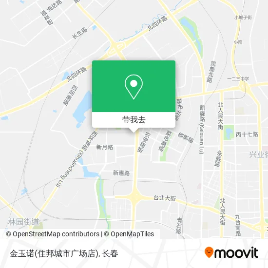 金玉诺(住邦城市广场店)地图