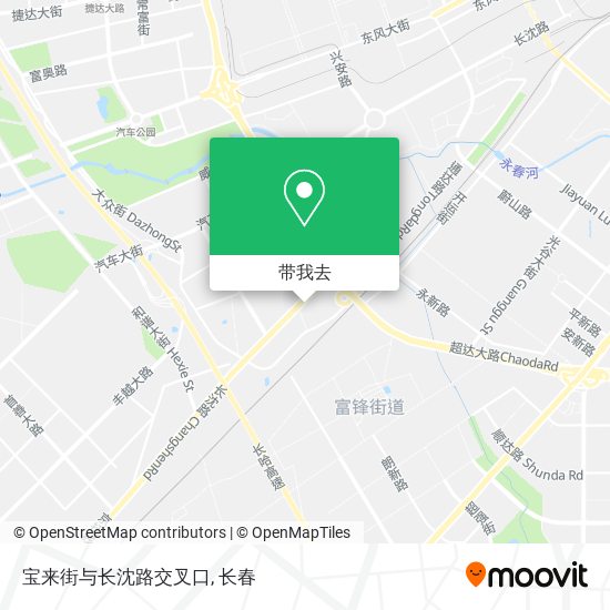 宝来街与长沈路交叉口地图