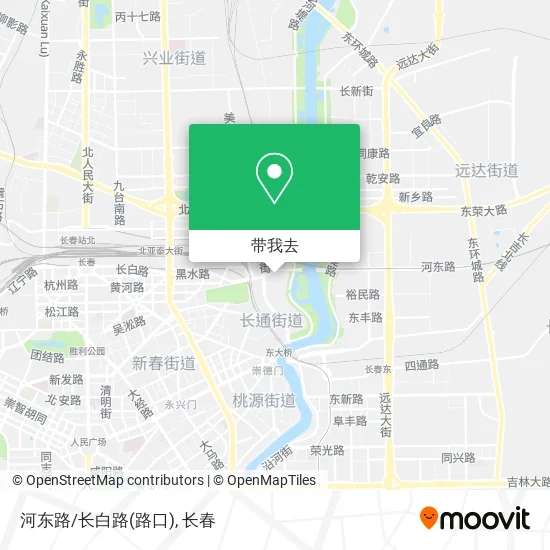河东路/长白路(路口)地图
