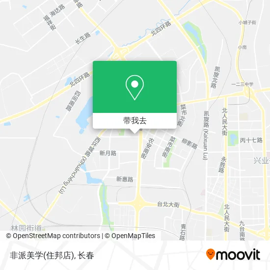 非派美学(住邦店)地图