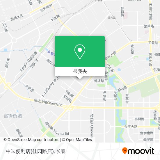 中味便利店(佳园路店)地图