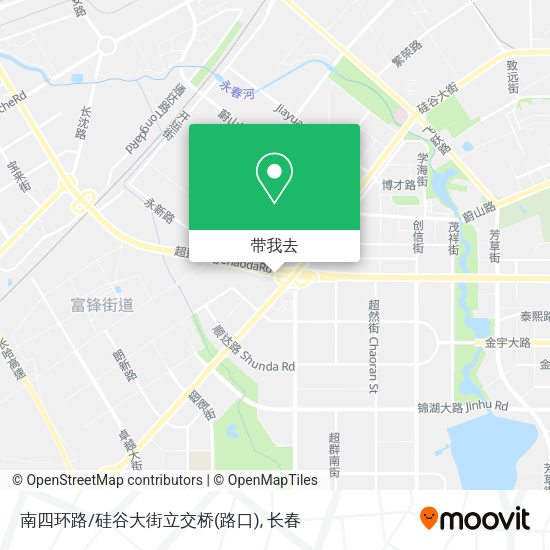 南四环路/硅谷大街立交桥(路口)地图