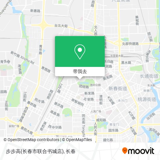 步步高(长春市联合书城店)地图