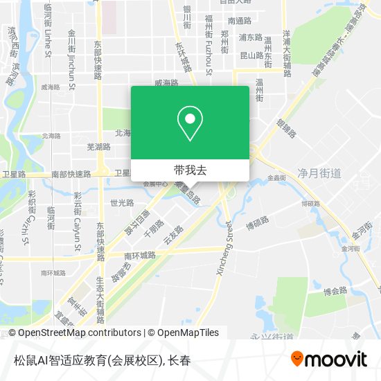 松鼠AI智适应教育(会展校区)地图
