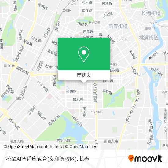 松鼠AI智适应教育(义和街校区)地图