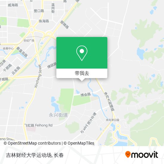 吉林财经大学运动场地图