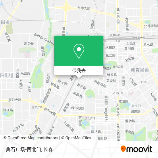 典石广场-西北门地图