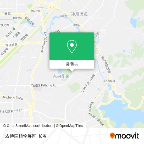 农博园植物展区地图