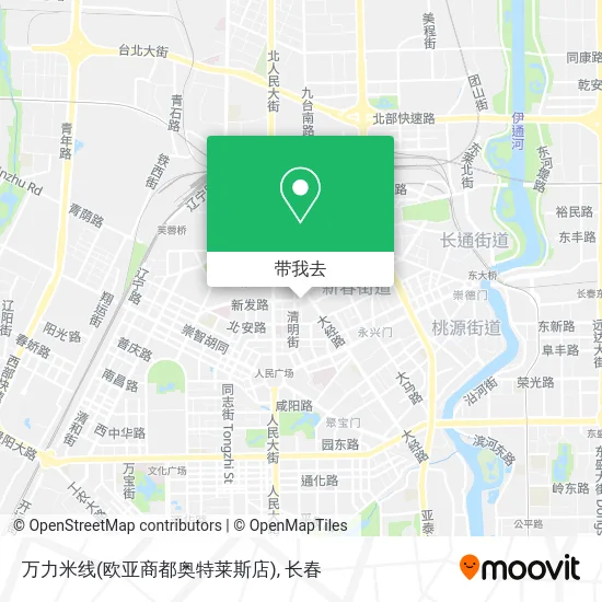 万力米线(欧亚商都奥特莱斯店)地图