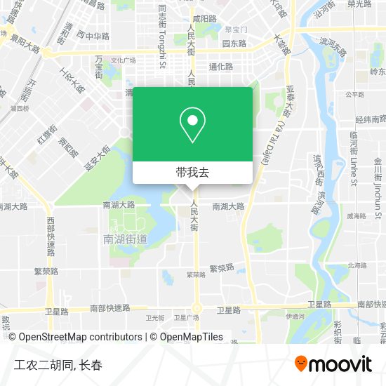 工农二胡同地图