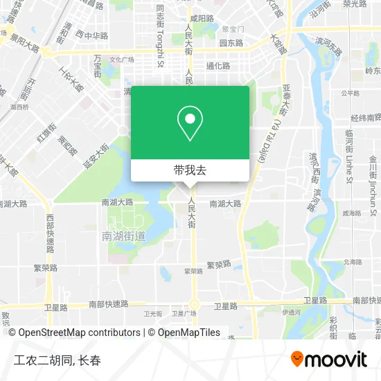 工农二胡同地图
