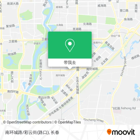 南环城路/彩云街(路口)地图