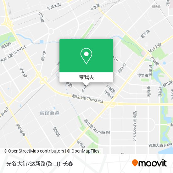 光谷大街/达新路(路口)地图