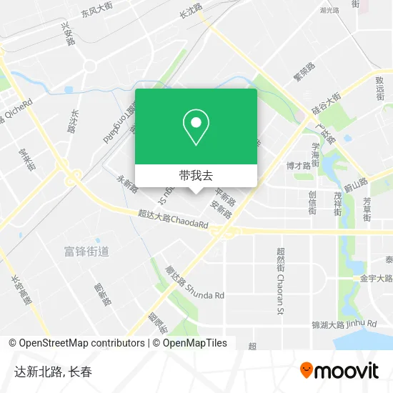 达新北路地图