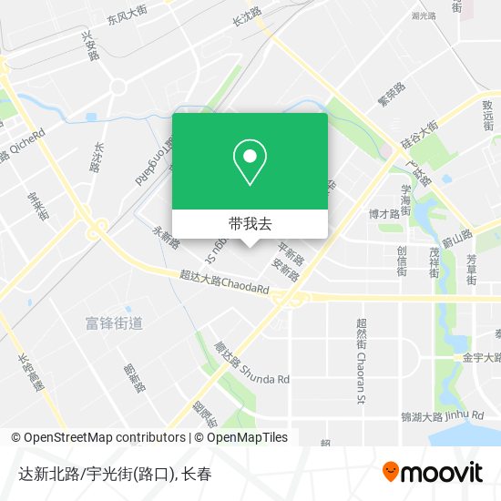 达新北路/宇光街(路口)地图