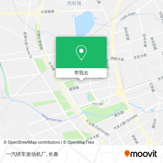 一汽轿车发动机厂地图