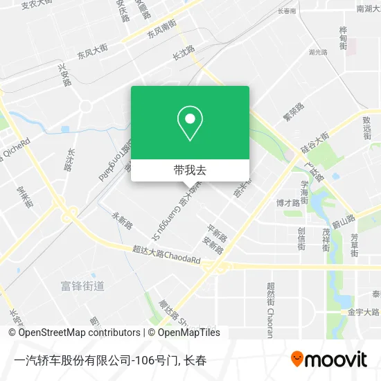 一汽轿车股份有限公司-106号门地图