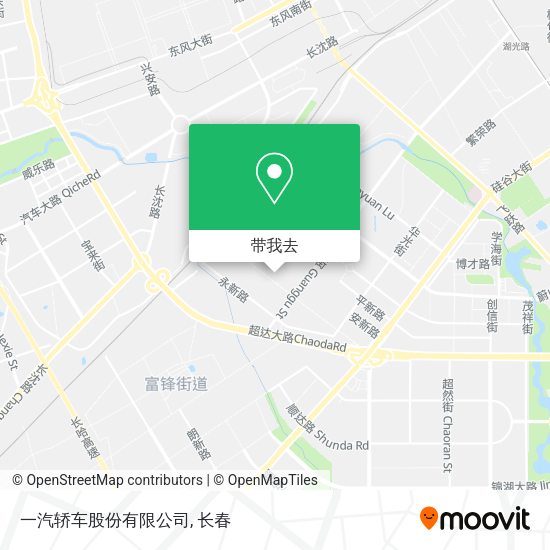 一汽轿车股份有限公司地图
