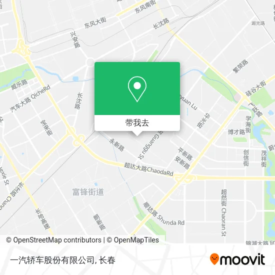 一汽轿车股份有限公司地图