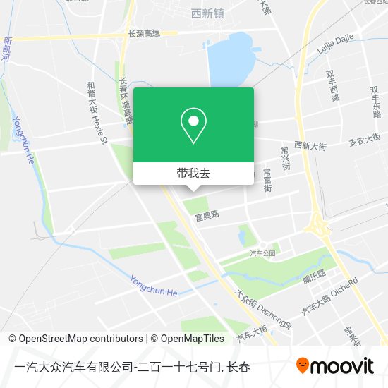 一汽大众汽车有限公司-二百一十七号门地图