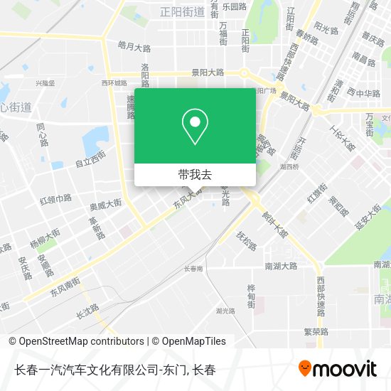 长春一汽汽车文化有限公司-东门地图
