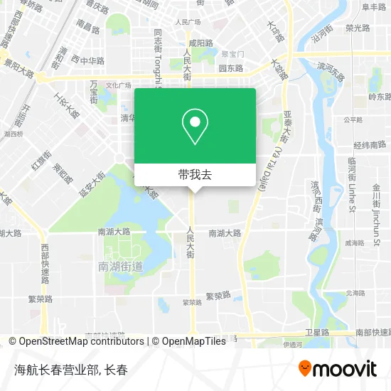 海航长春营业部地图