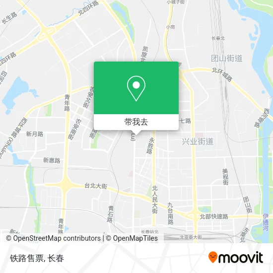 铁路售票地图