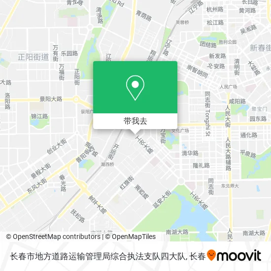 长春市地方道路运输管理局综合执法支队四大队地图