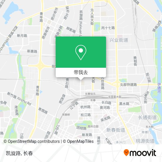 凯旋路地图