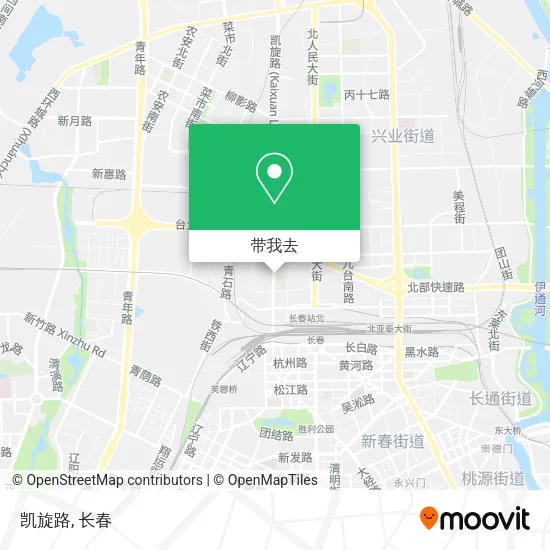 凯旋路地图