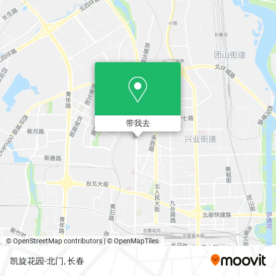 凯旋花园-北门地图