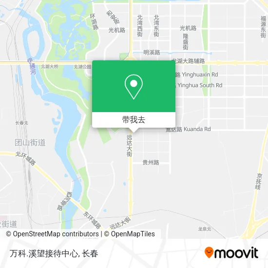 万科.溪望接待中心地图