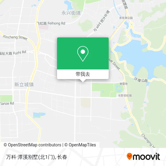 万科·潭溪别墅(北1门)地图