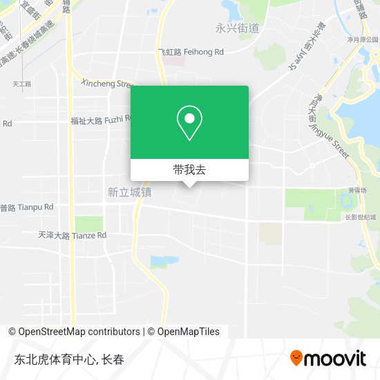 东北虎体育中心地图