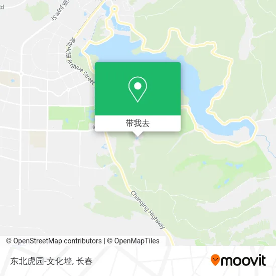 东北虎园-文化墙地图