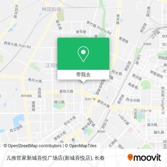 儿推世家新城吾悦广场店(新城吾悦店)地图